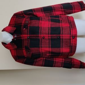 Levi's insulated plaid jacket M